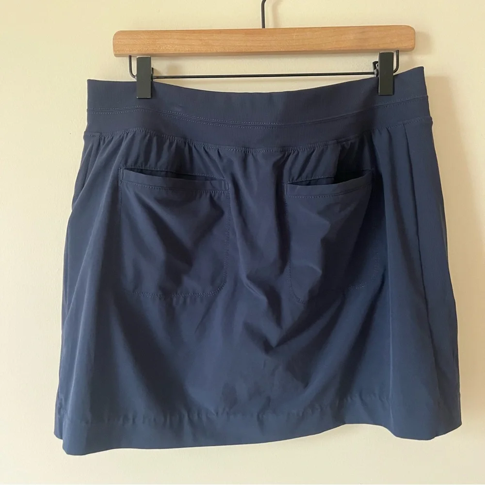 Athleta Brooklyn Skort Blue Size 14 657678 Lined - Picture 7 of 7